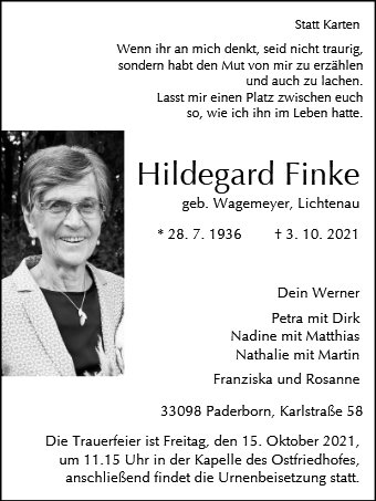 Hildegard Finke