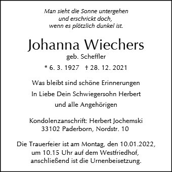 Johanna Wiechers