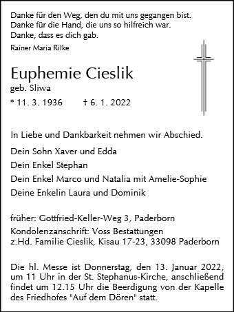 Euphemie Cieslik