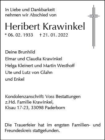 Heribert Krawinkel