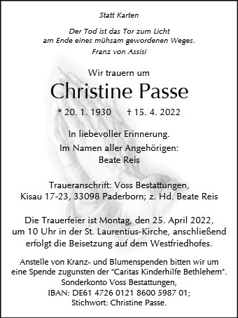 Christine Passe