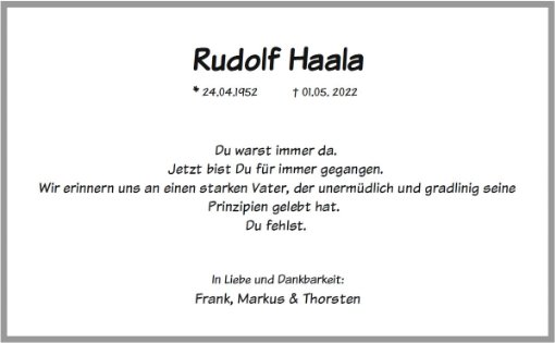 Rudolf Haala