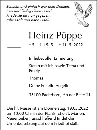 Heinz Pöppe