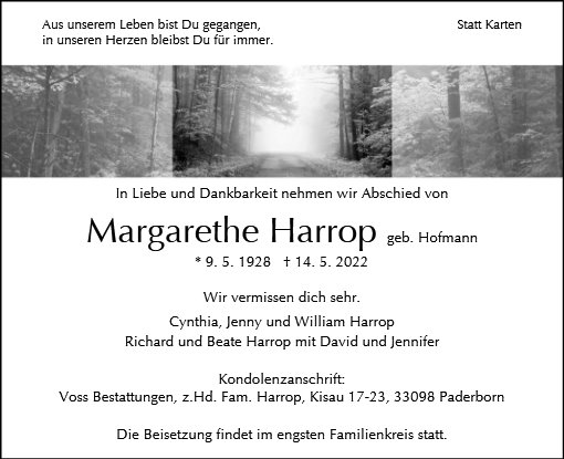 Margarethe Harrop