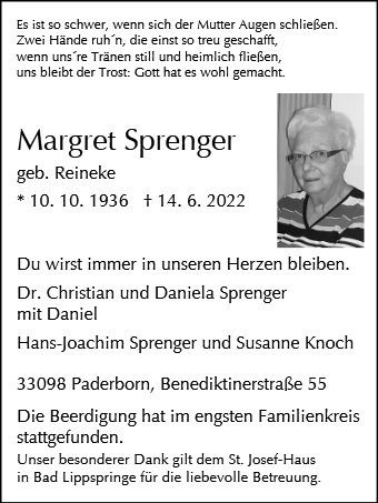 Margret Sprenger