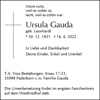Ursula Gauda