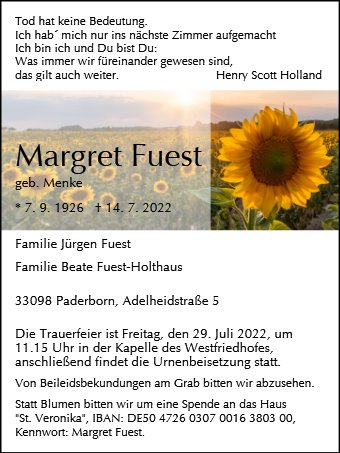 Margret Fuest