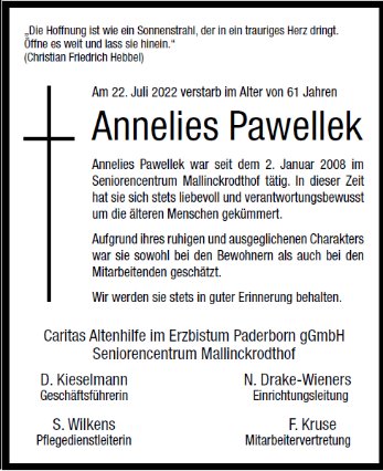 Annelies Pawellek