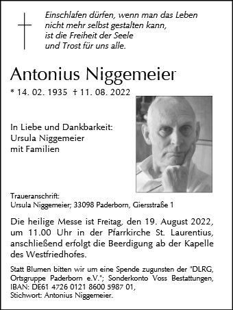 Antonius Niggemeier