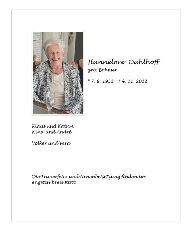 Hannelore Dahlhoff