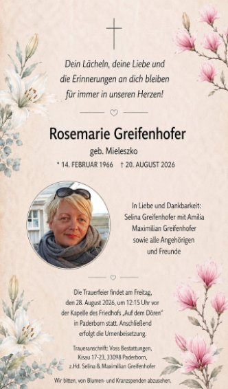 Rosemarie Greifenhofer