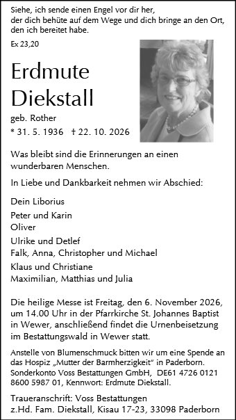 Erdmute Diekstall