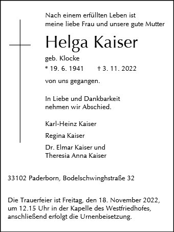 Helga Kaiser
