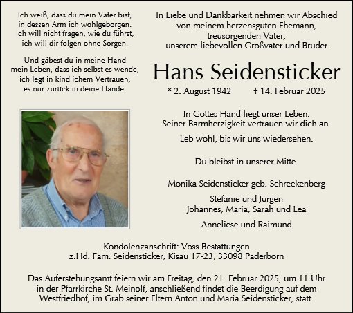 Hans Seidensticker