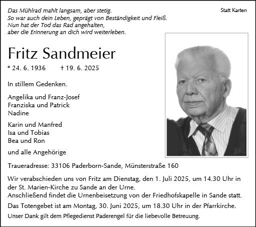 Fritz Sandmeier