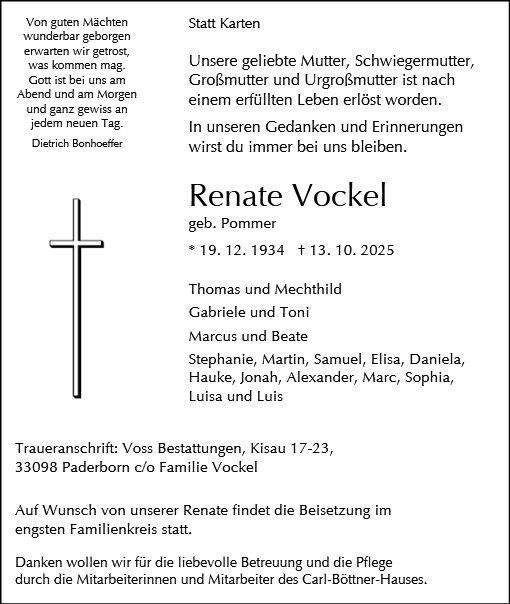 Renate Vockel