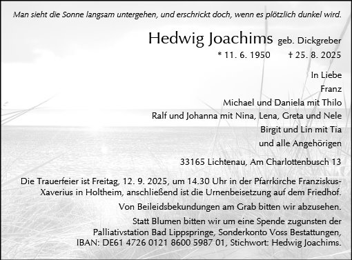 Hedwig Joachims