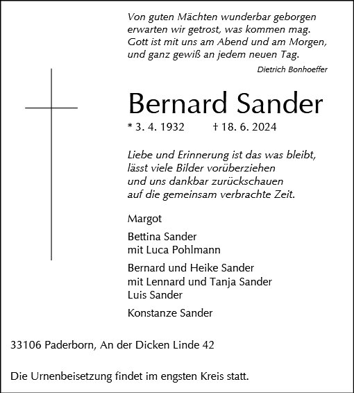 Bernard Sander