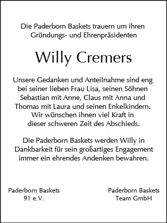 Willy Cremers