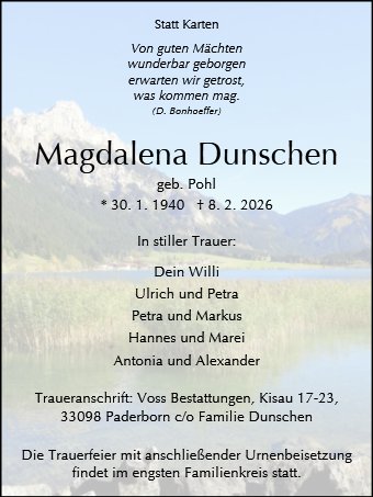 Magdalena Dunschen