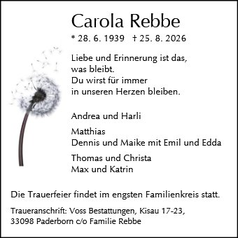 Carola Rebbe