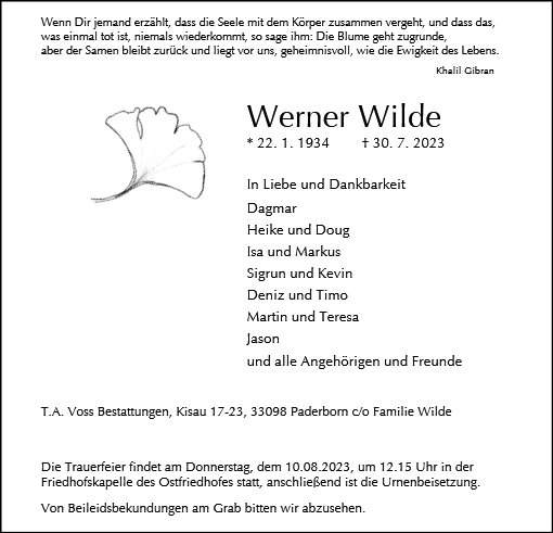 Werner Wilde
