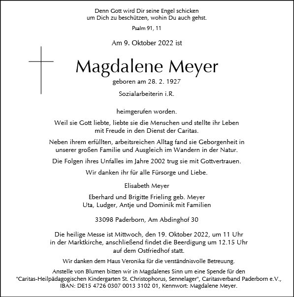 Magdalene Meyer