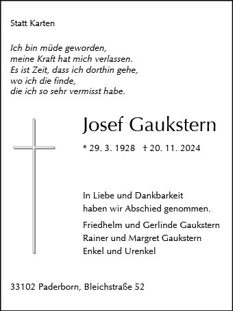 Josef Gaukstern