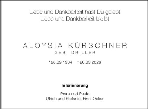 Aloysia Kürschner