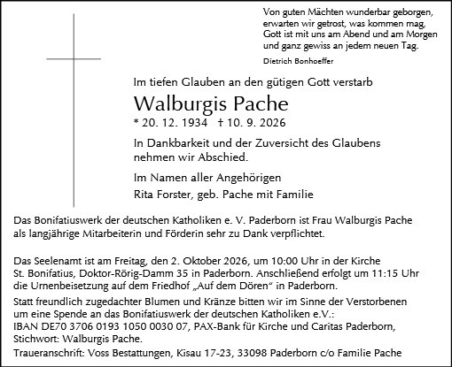 Walburgis Pache