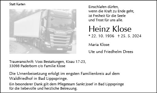 Heinz Klose