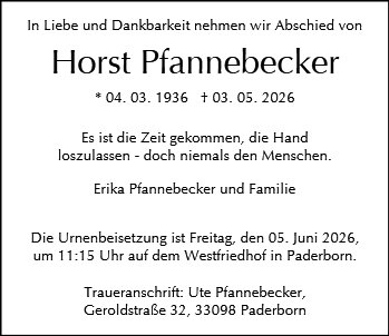 Horst Pfannebecker