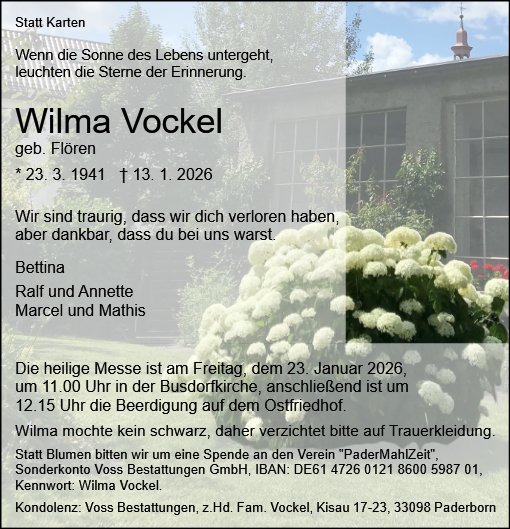 Wilma Vockel