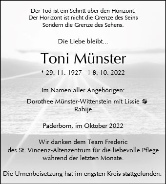 Toni Münster