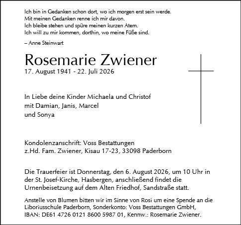 Rosi Zwiener