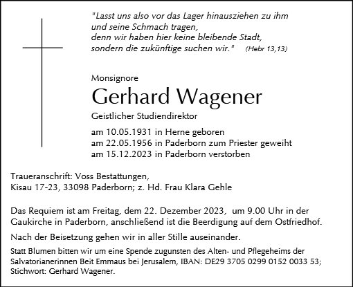 Gerhard Wagener