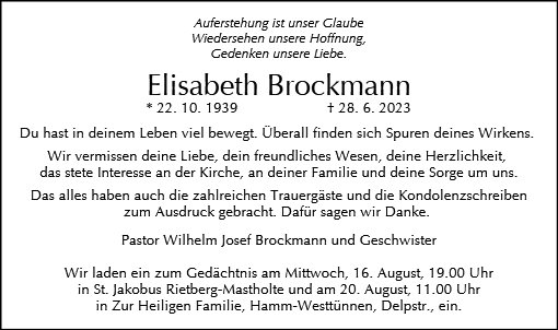 Elisabeth Brockmann