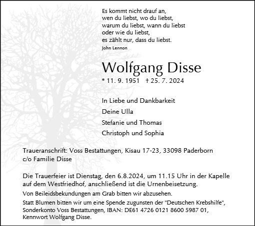 Wolfgang Disse