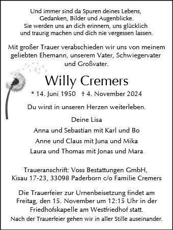 Willy Cremers