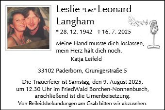 Leslie Leonard Langham