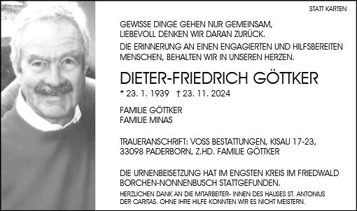 Dieter Friedrich Göttker