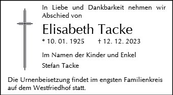 Elisabeth Tacke