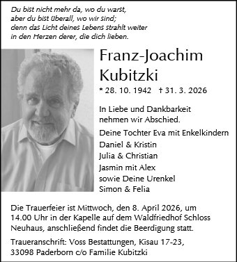 Franz-Joachim Kubitzki