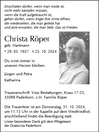 Christa Röper