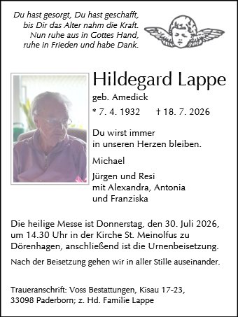 Hildegard Lappe