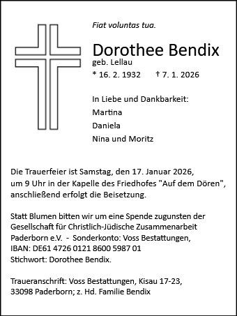 Dorothee Bendix