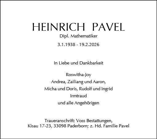 Heinrich Pavel
