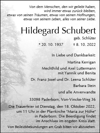 Hildegard Schubert