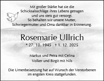 Rosemarie Ullrich