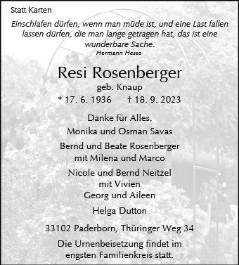 Theresia Rosenberger